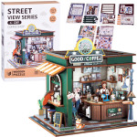 3D drevené puzzle – Kaviareň